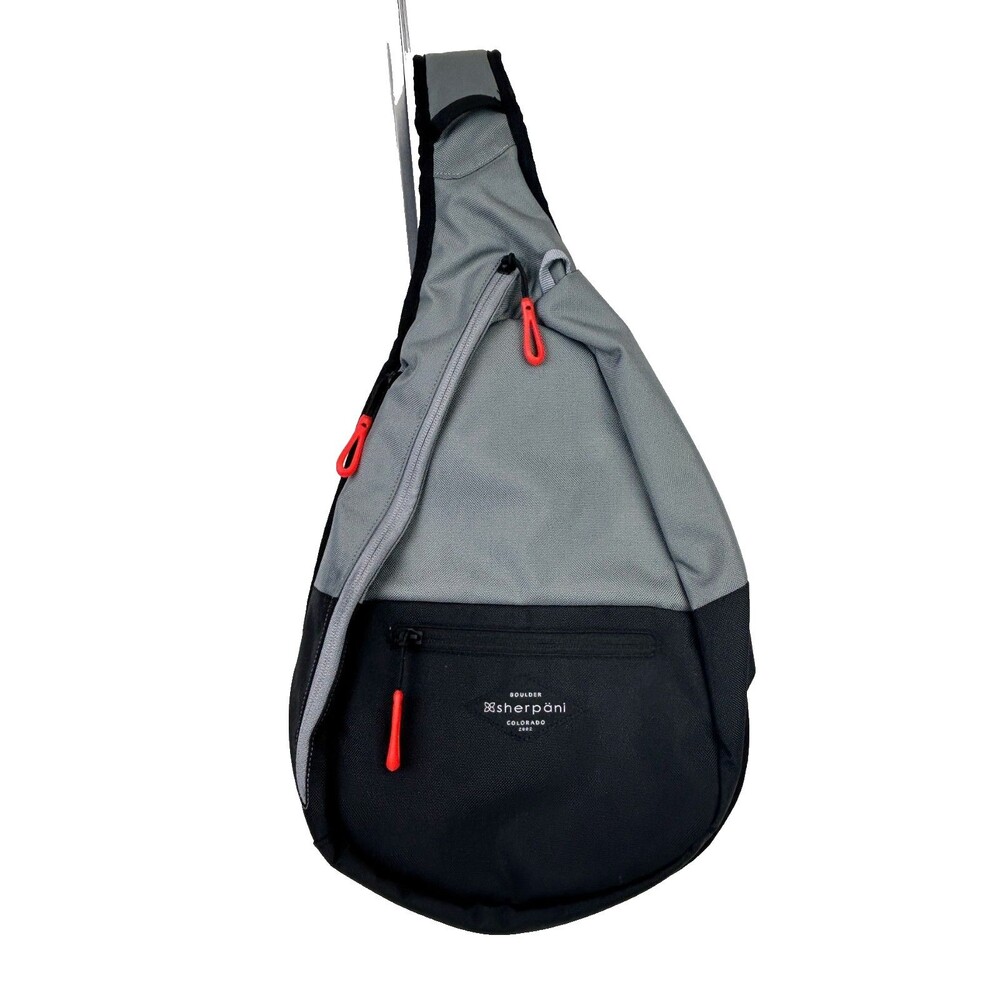 Sherpani Esprit Shoulder Sling Bag Repreve Travel Bag Outdoor Fly Backpack Grey
